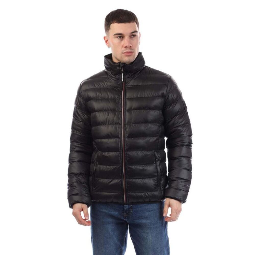 Duck and Cover Mens Shemmy Two Quilted Jacket / Black